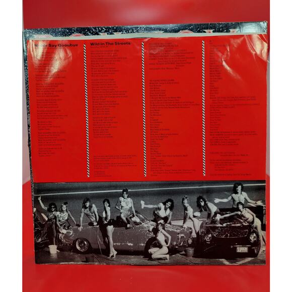 Bon Jovi Slippery When Wet 1986 W/ Hype Sticker Shrink Vinyl Record LP Album - Picture 3 of 6